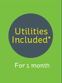 Utilities included for 1 month